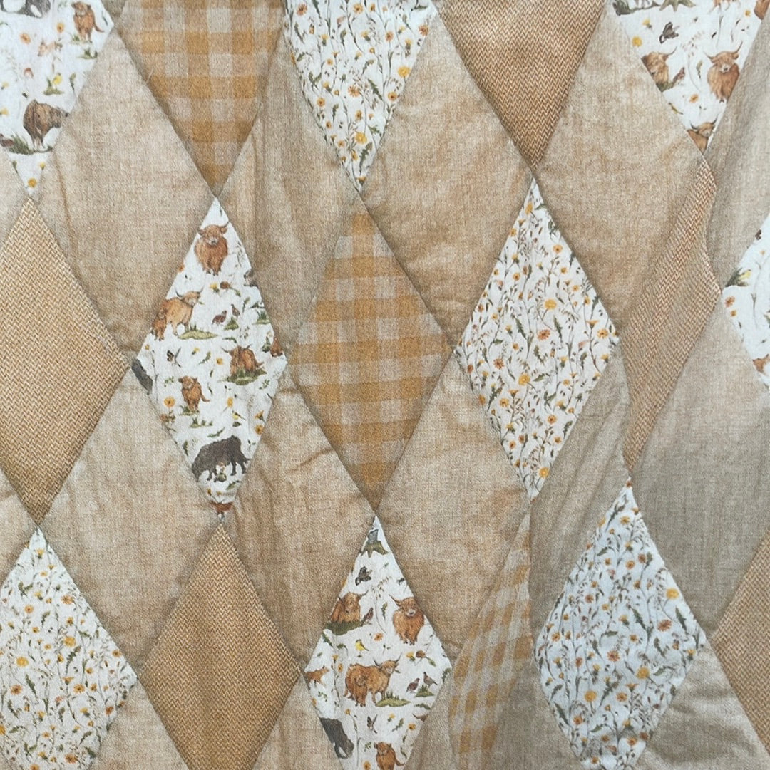 Acufactum Baumwollstoff Wiesenblumen