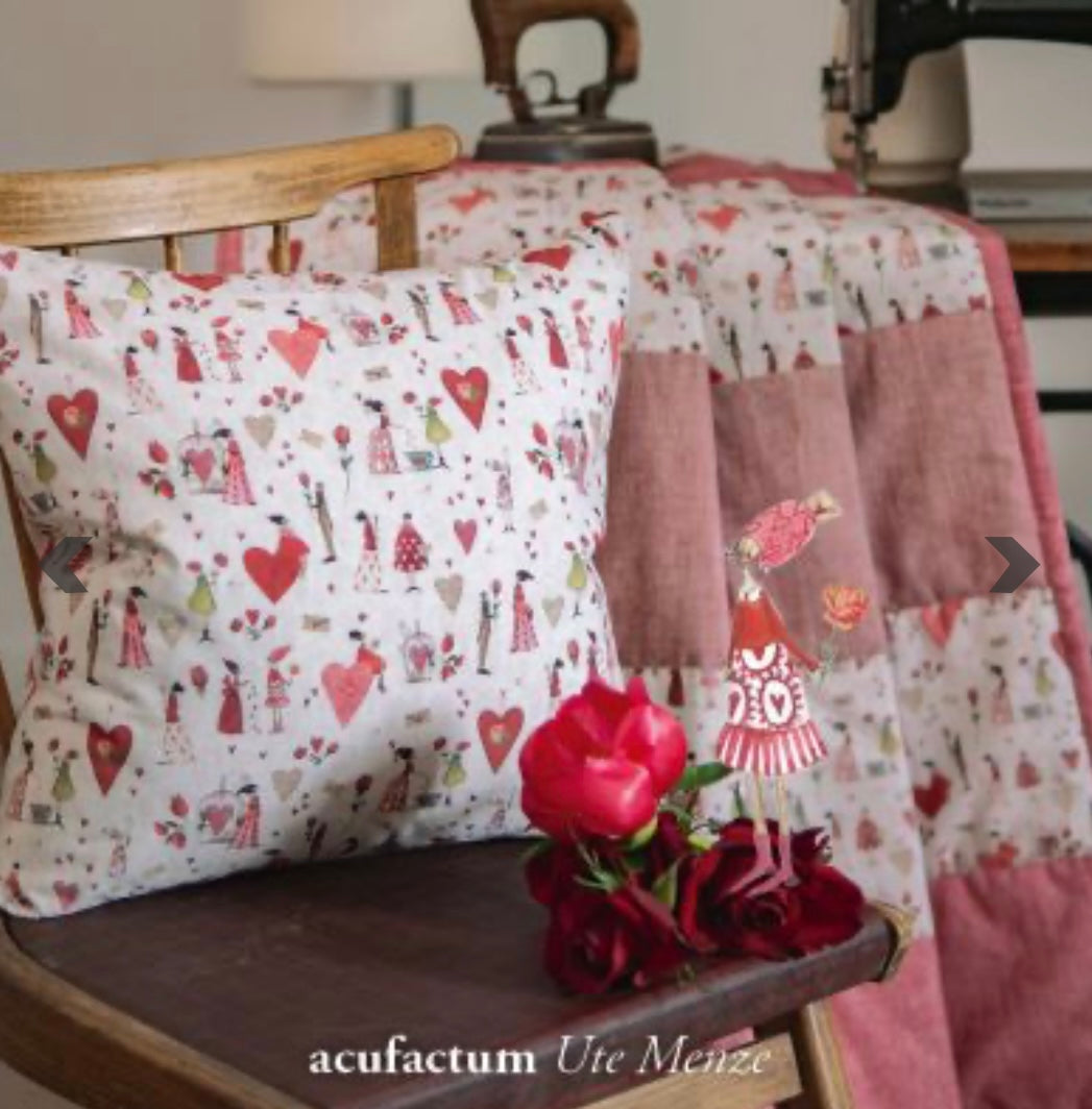 Acufactum Baumwollstoff „Liebe“