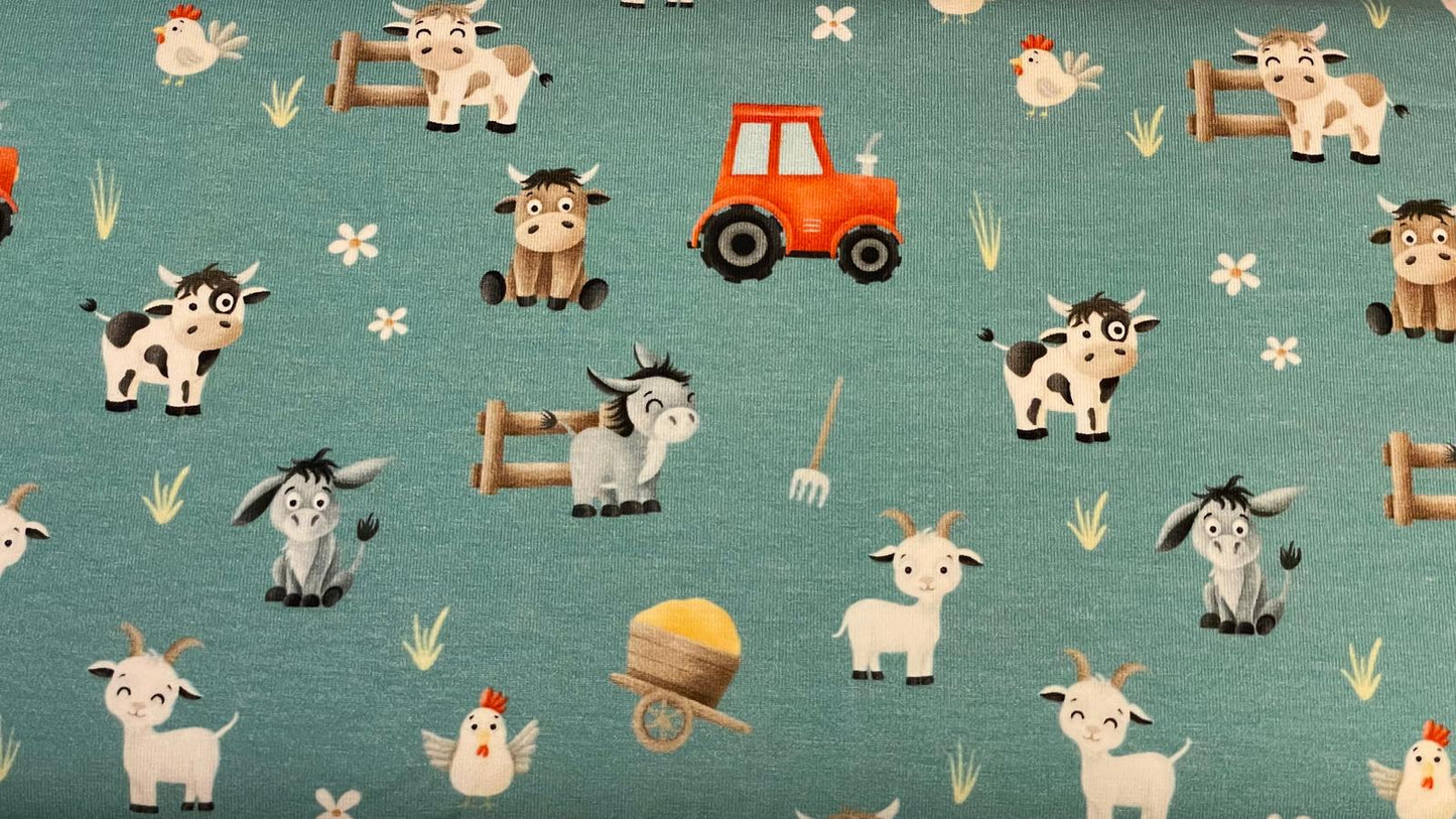 HILCO Baumwolljersey „Kleine Farm“