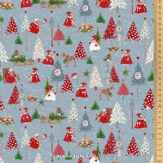 Acufactum Baumwollstoff Winterkinder
