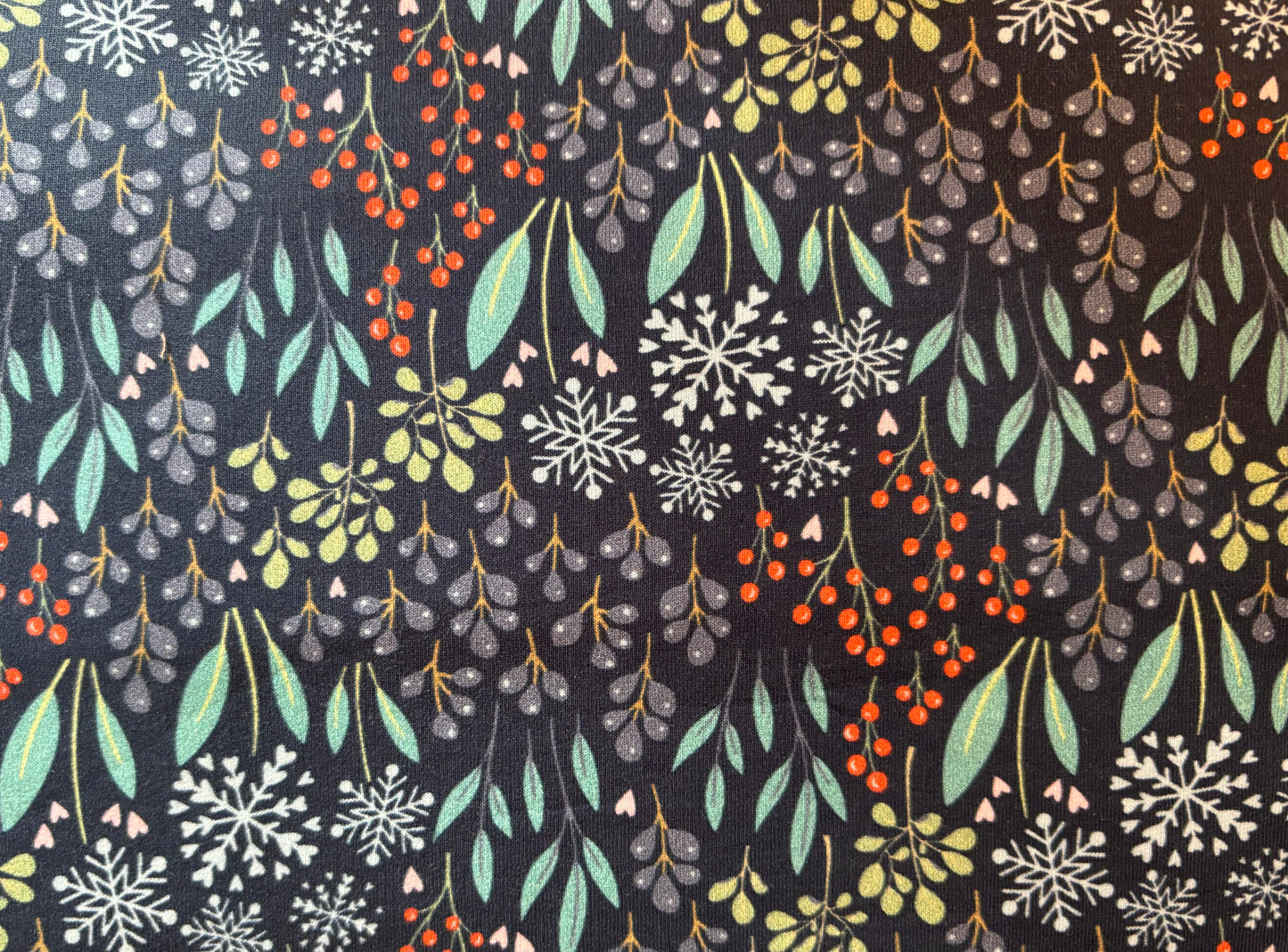 HILCO Baumwolljersey „Winter Flowers „